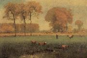 George Inness Summer Landscape oil painting on canvas